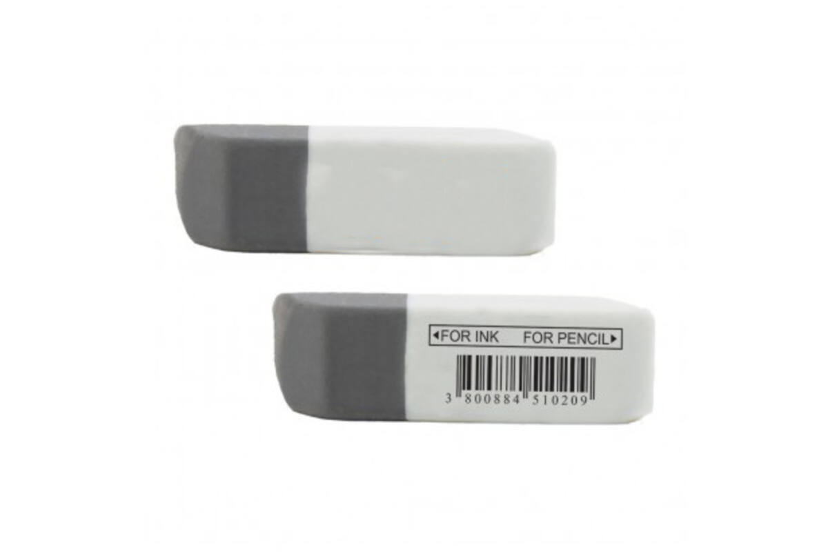 Gum Geo College wit/grijs, 36 stuks