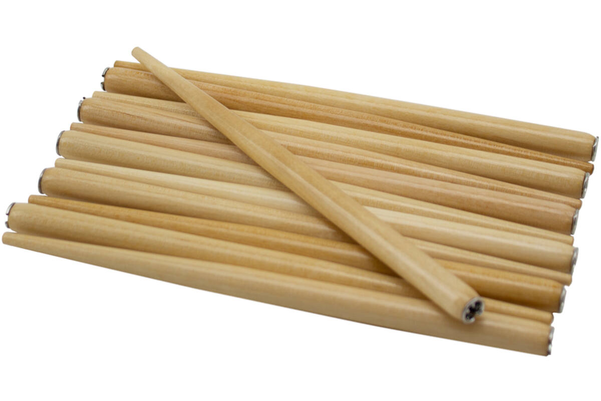 Kroontjespenhouder hout, 12 stuks