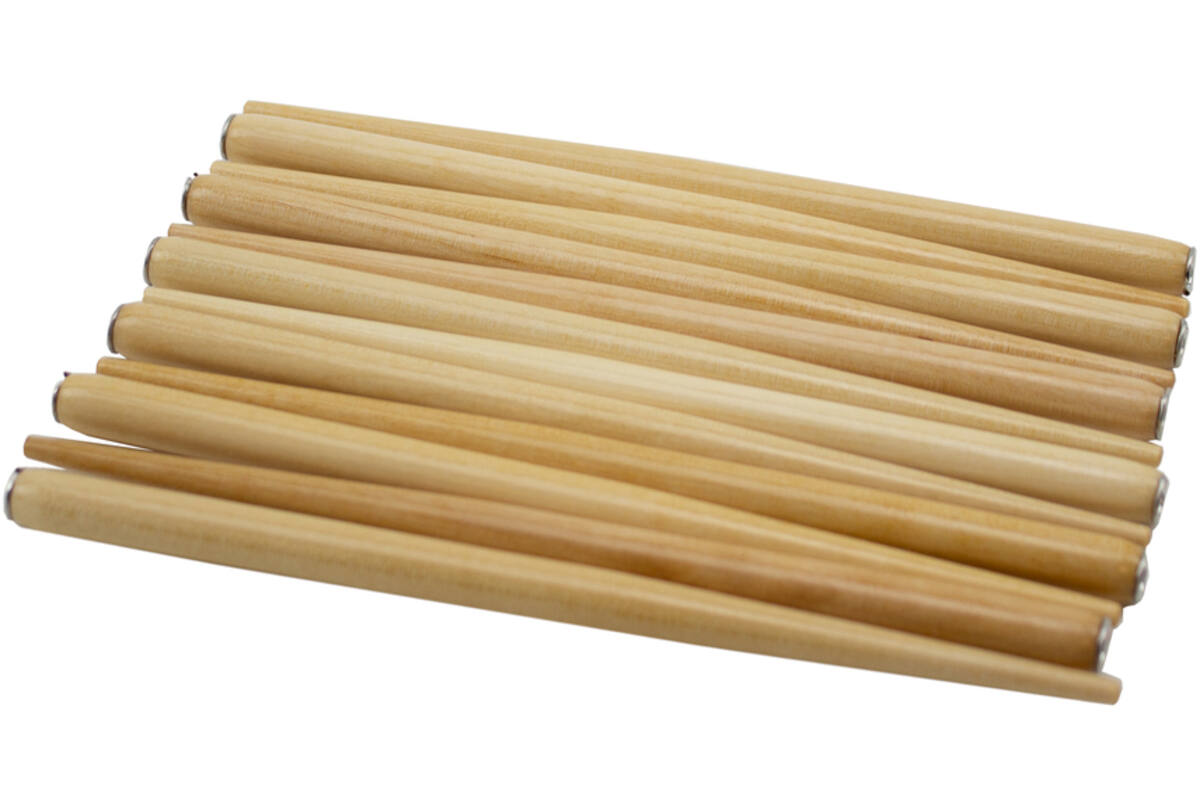 Kroontjespenhouder hout, 12 stuks