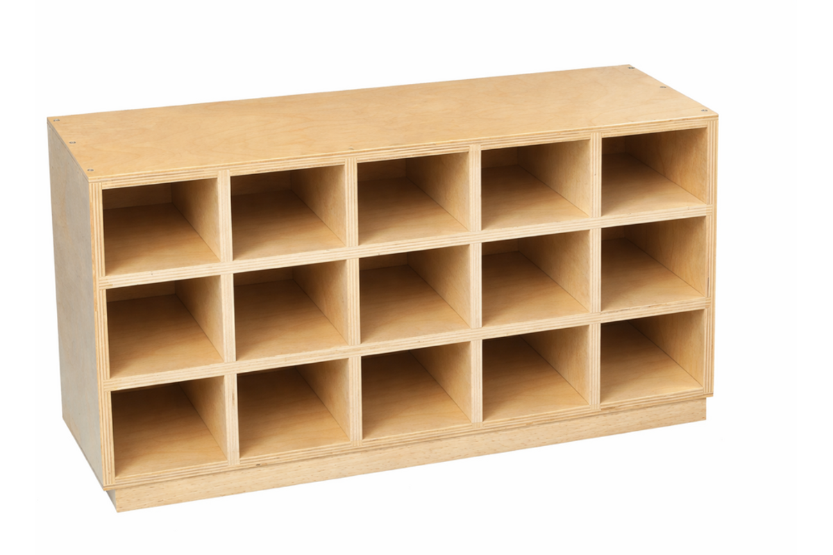 Potloodvakkenkast hout 60 x 19 x 31 cm