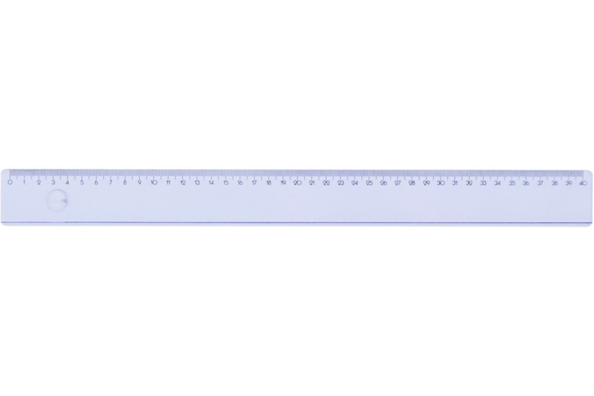 Liniaal plastic 40 cm