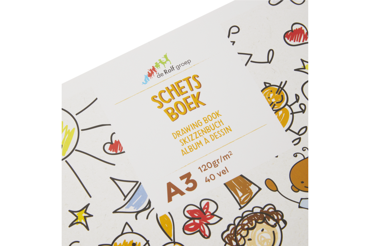 Schetsboek | de Rolf groep A3, 40 vel