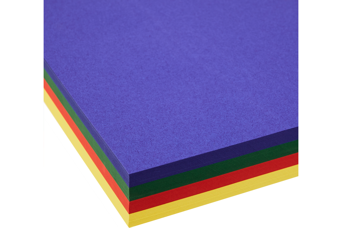 Wasco tekenpapier 25 x 32 cm in 4 kleuren 240 vel, 120 grs.