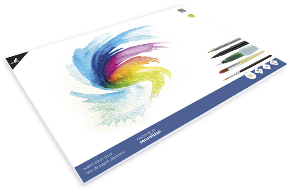 Aquarelpapier A3 roomwit 300 gram, 16 vel