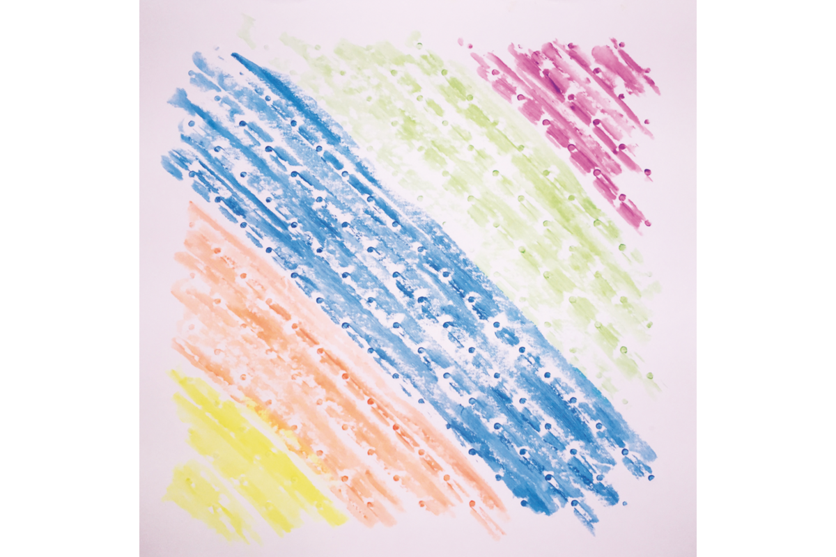 Sensorisch papier 30 x 30 cm, 36 vel