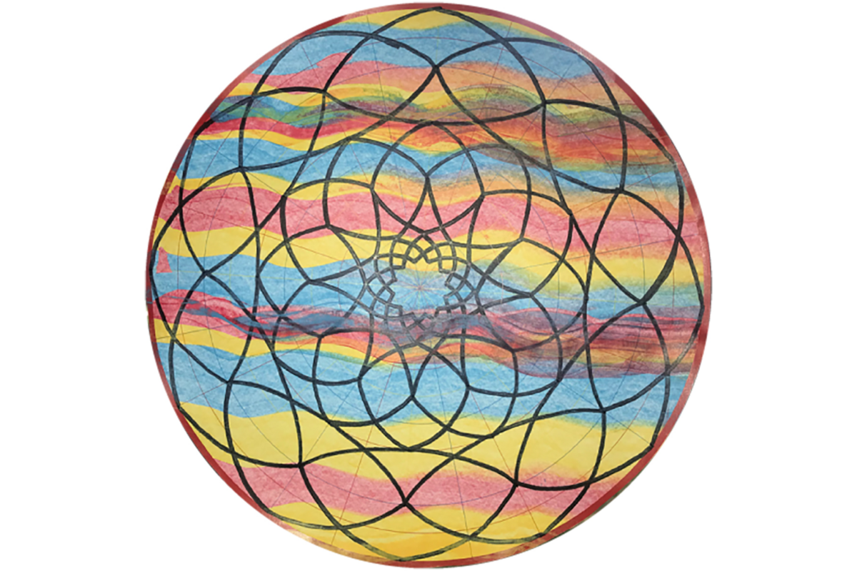 Mandala vellen 28 x 28 cm, 36 stuks