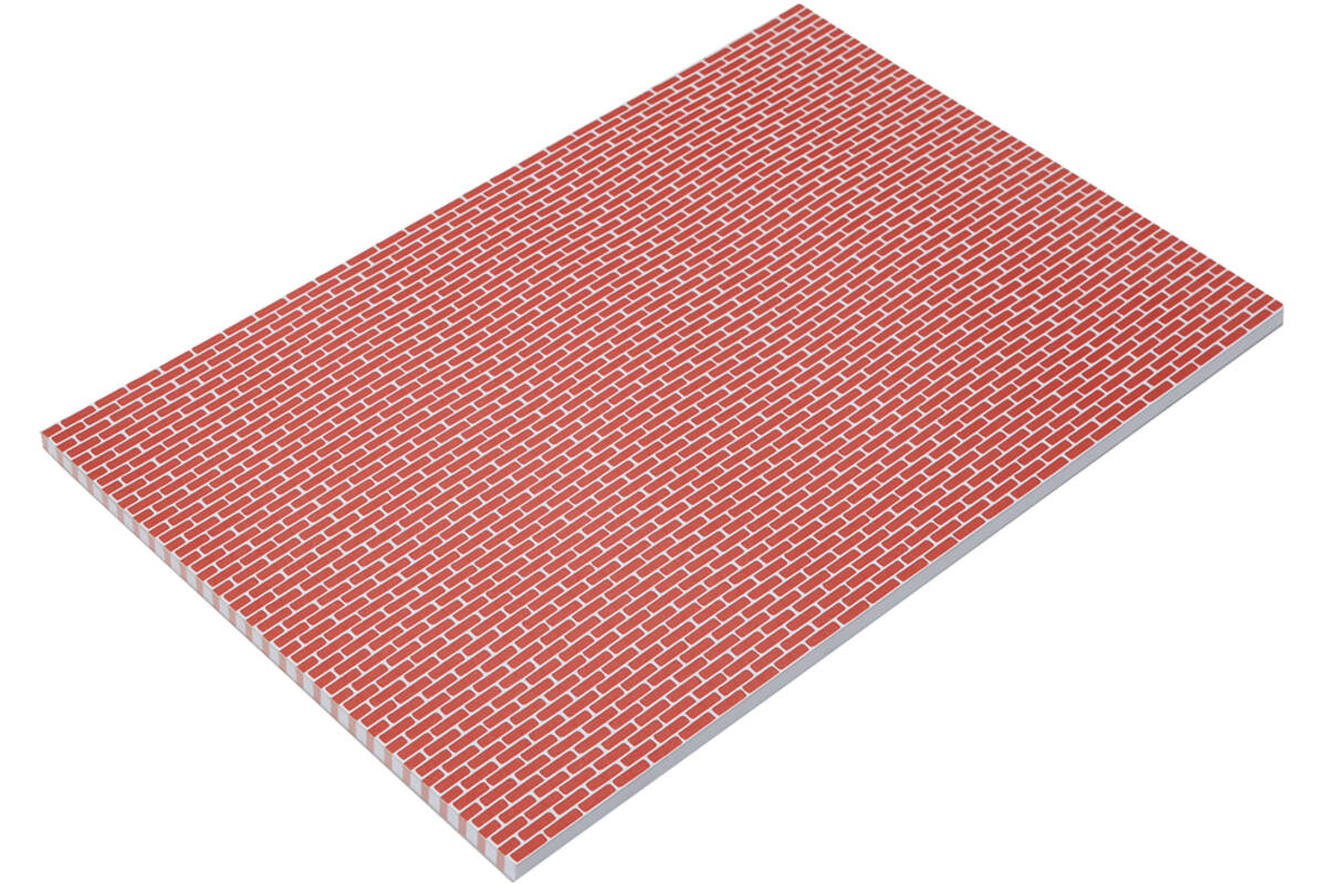 Steentjespapier 50 x 34 cm rood 100 vel