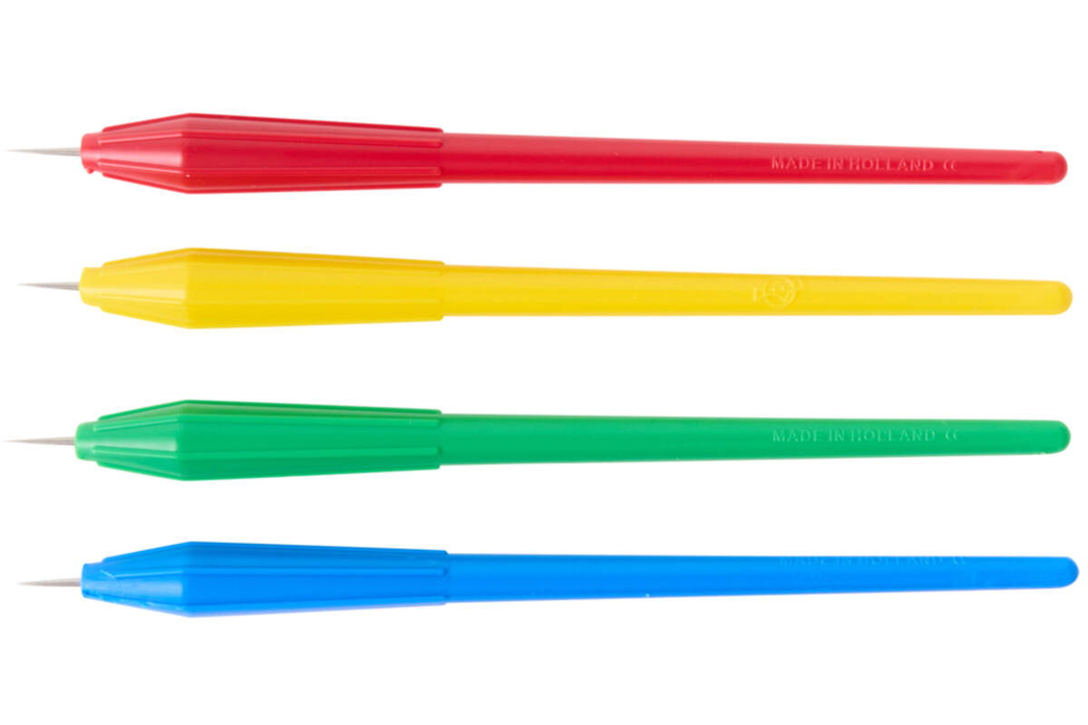 Prikpen lengte 14 cm, 4 kleuren, 20 stuks