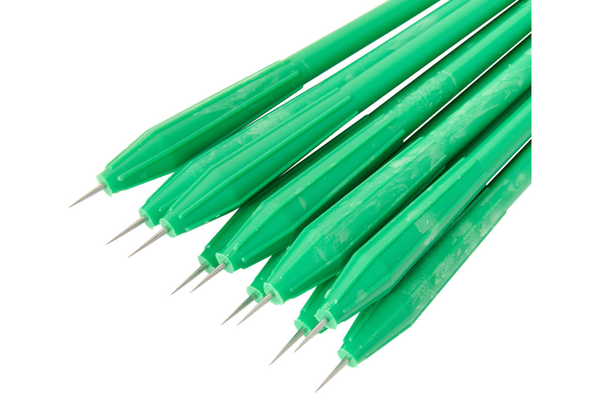 Prikpennen lengte 14 cm groen 10 stuks
