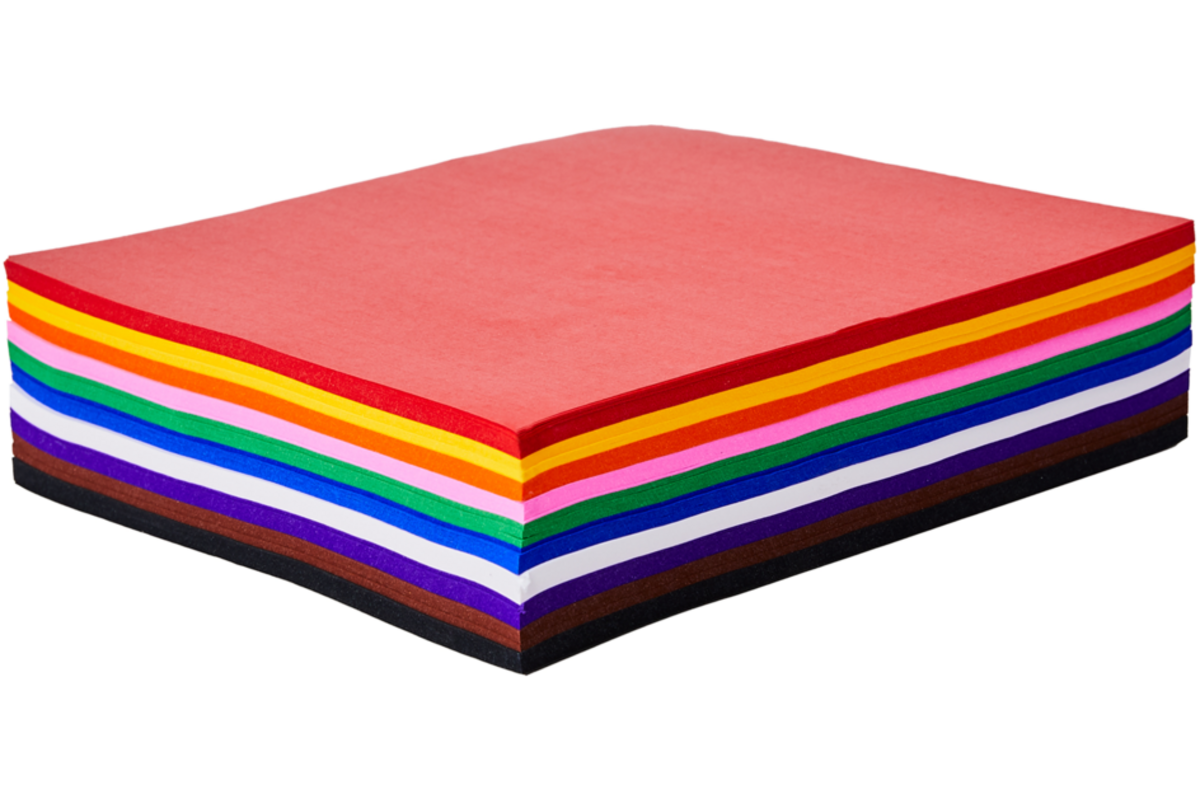 Zijdevloei 12 x 12 cm 12 kleuren, 1000