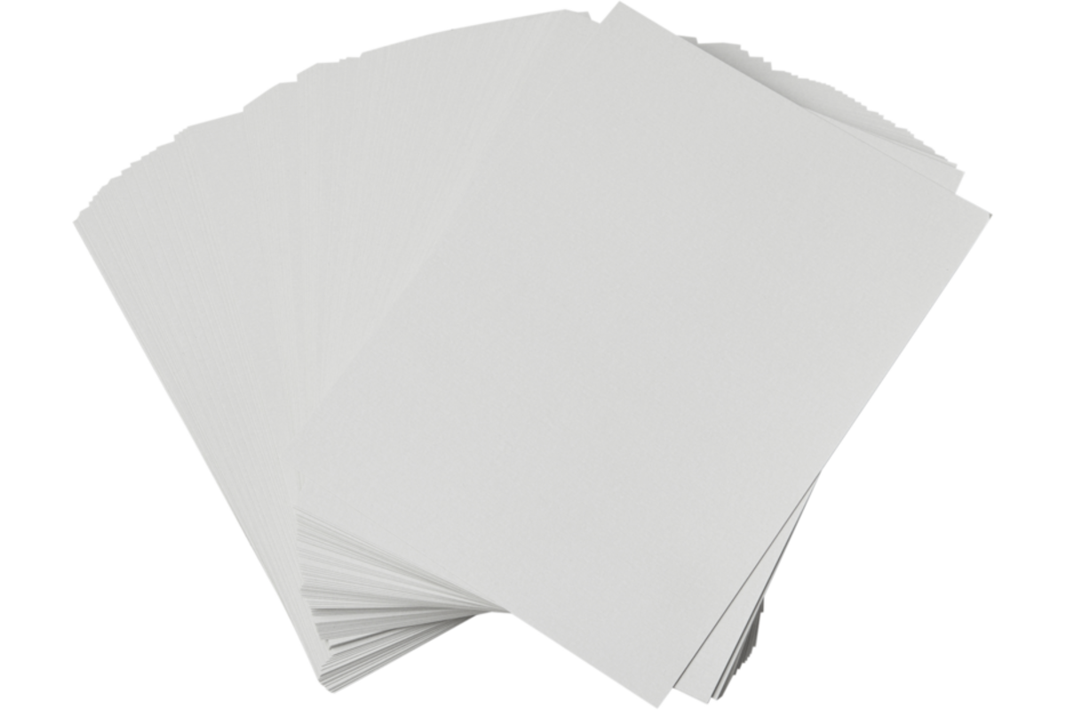 Prikkarton 12 x 16 cm 100 vel wit 250 grs.