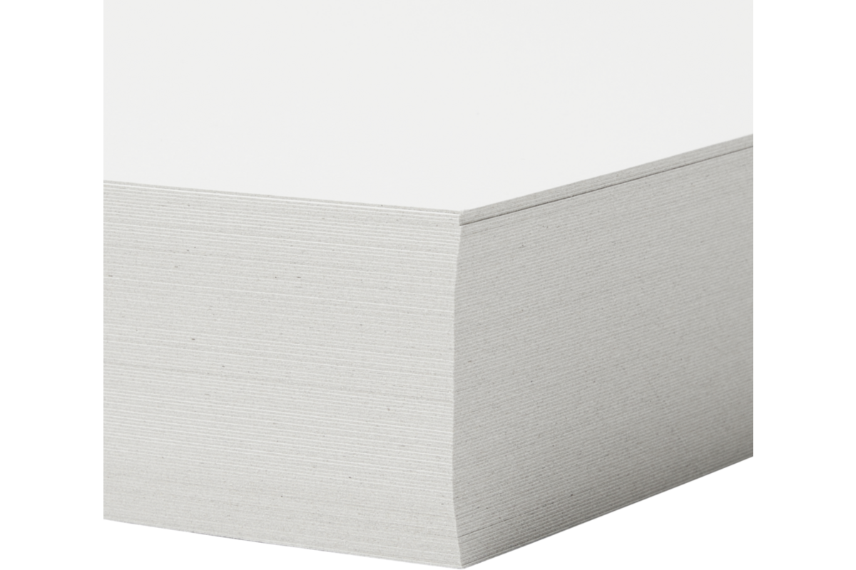 Prikkarton 16 x 25 cm 100 vel wit 250 grs.