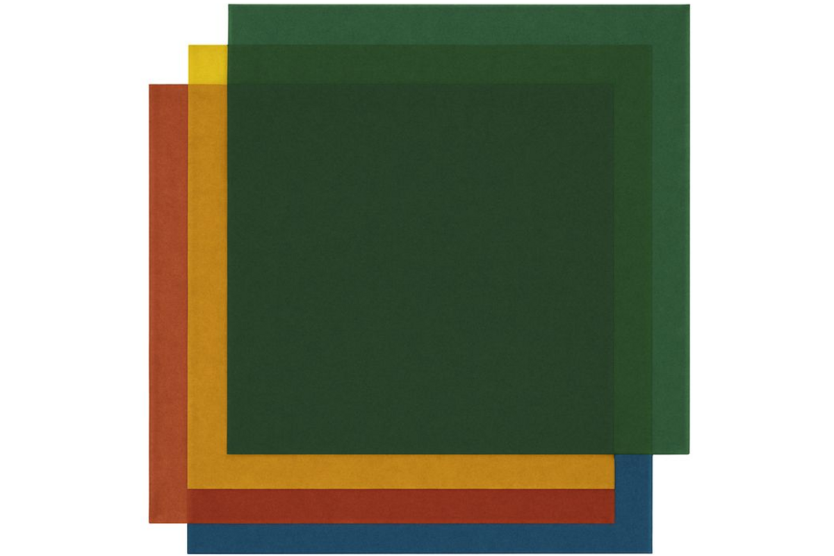 Vliegerpapier 20 x 20 cm 4 kleuren assorti, 500 vel