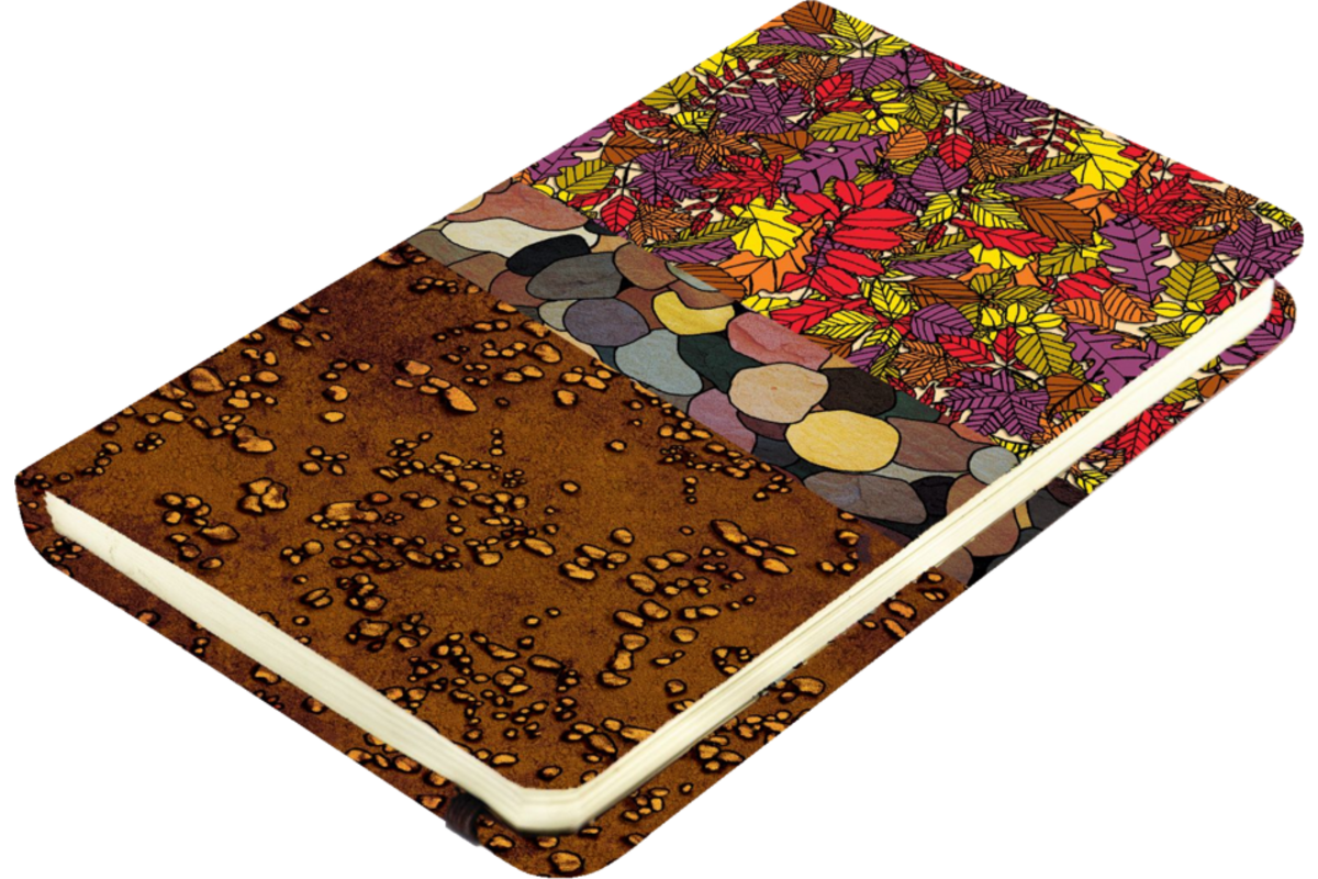 Designpapier planeet aarde 21,6 x 14 cm, 144 vel