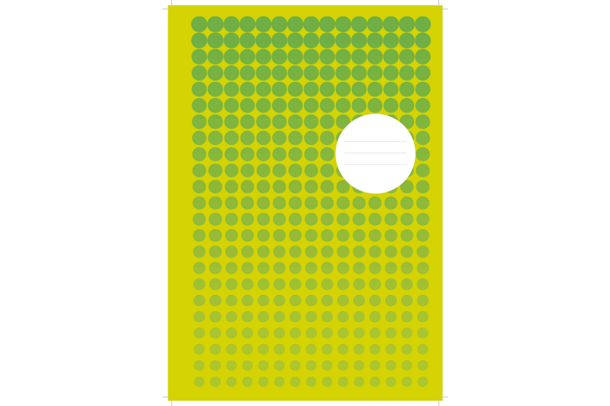 Plakboek blanco, dots, 22 x 32 cm