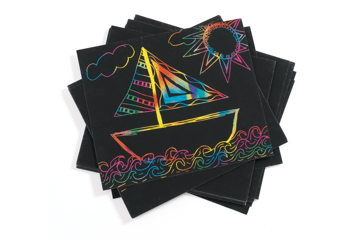Scratch Design vellen 15x15 cm, 25 stuks