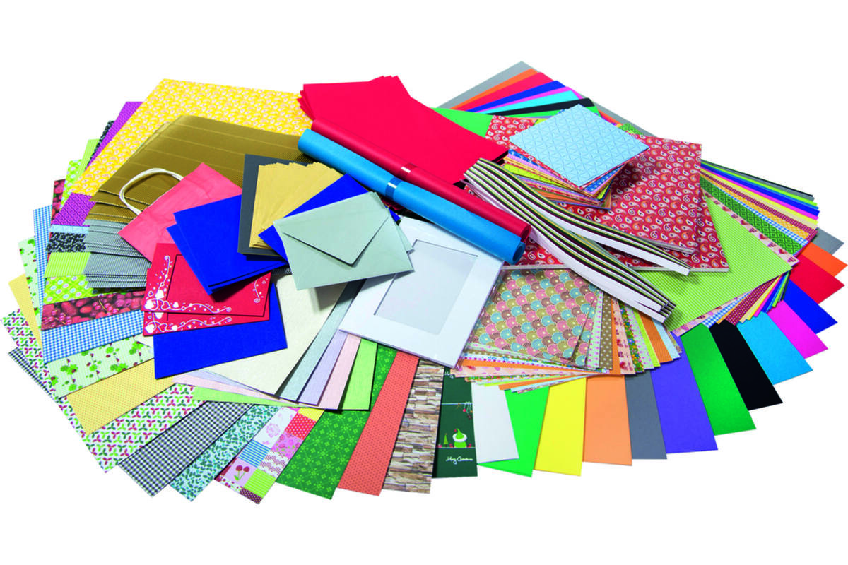 Crea-verrassingsbox Xl minimaal 11 kg knutselpapier