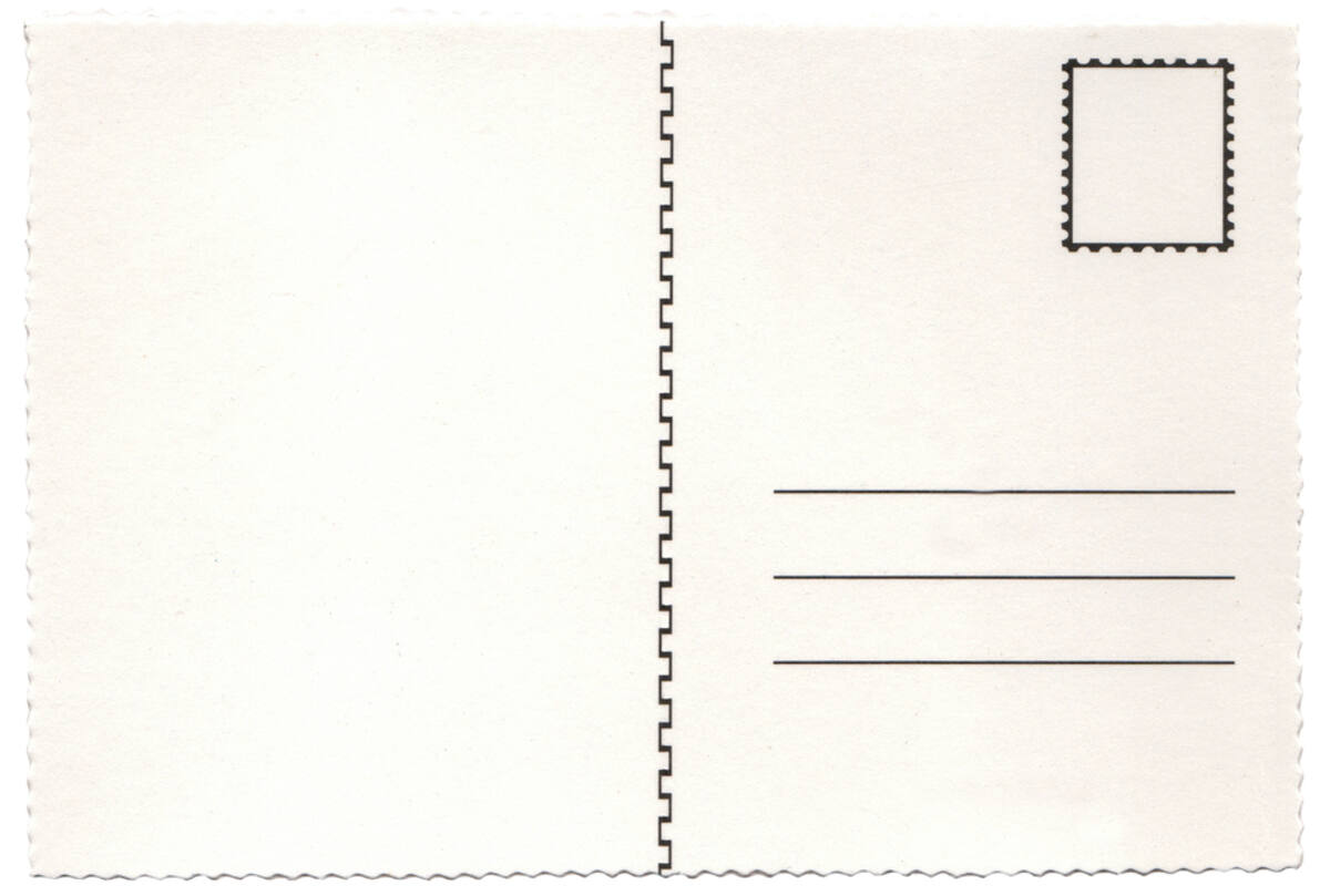 Ansichtkaart retro 10x 15 om te ontwerpen, 24 stuks
