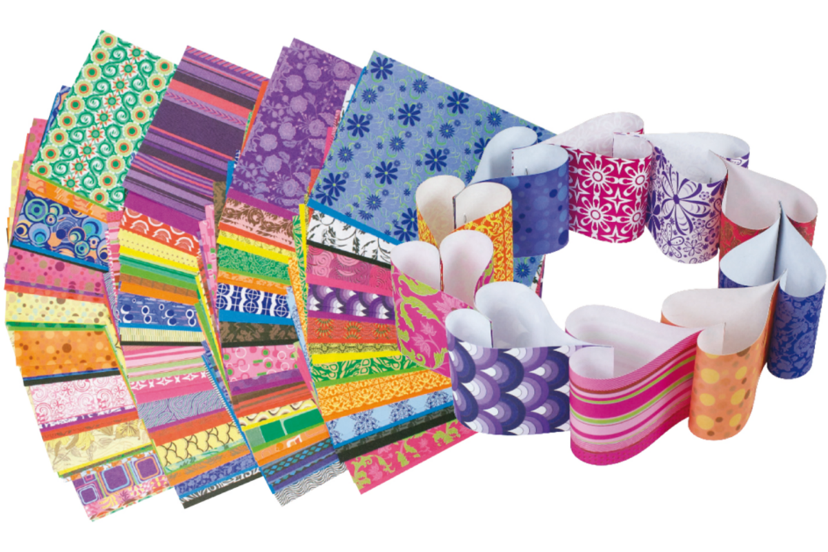 Designpapier assorti 14 x 22 cm voordeelpak, 192 vel
