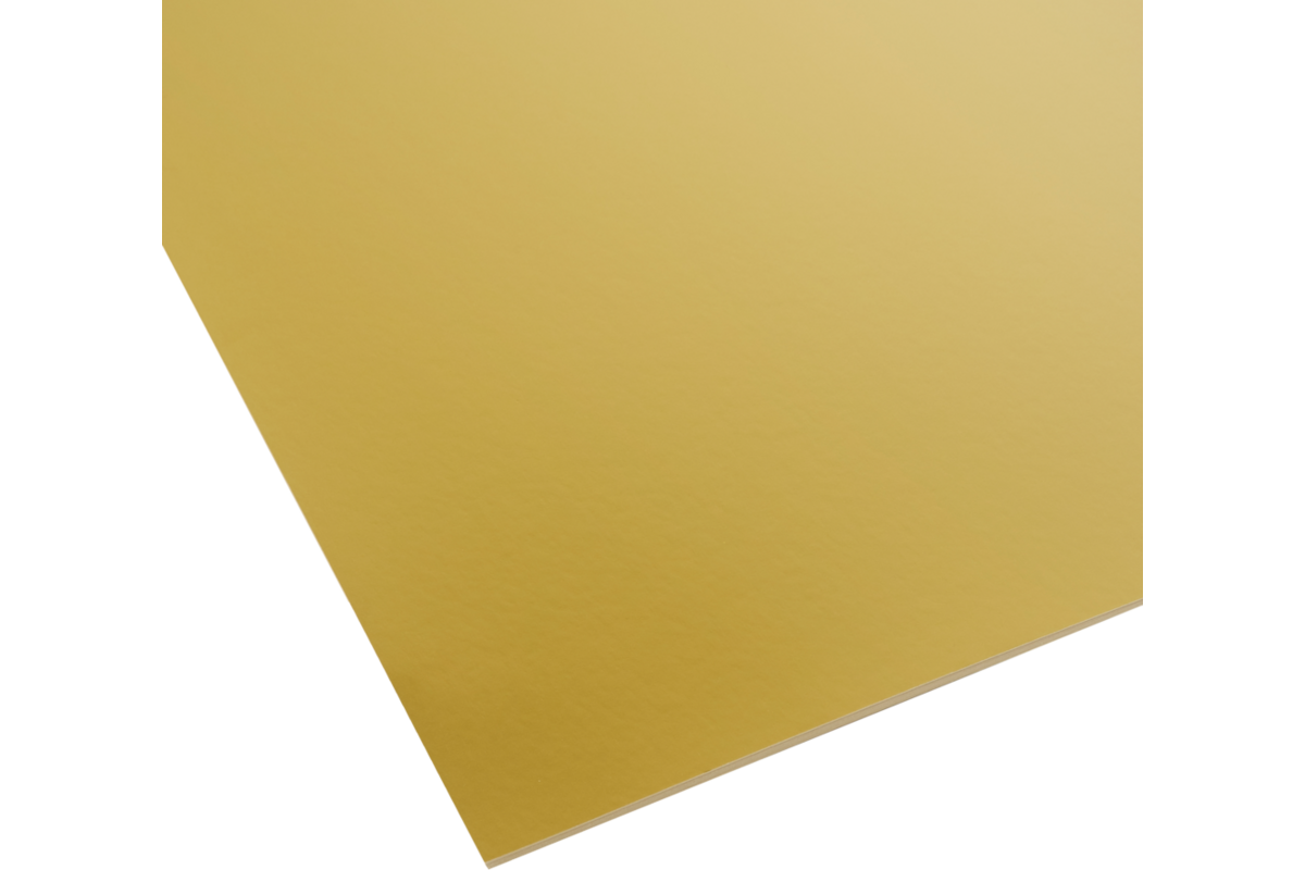 Etalagekarton 48 x 68 cm goud 380 grs, 10 vel