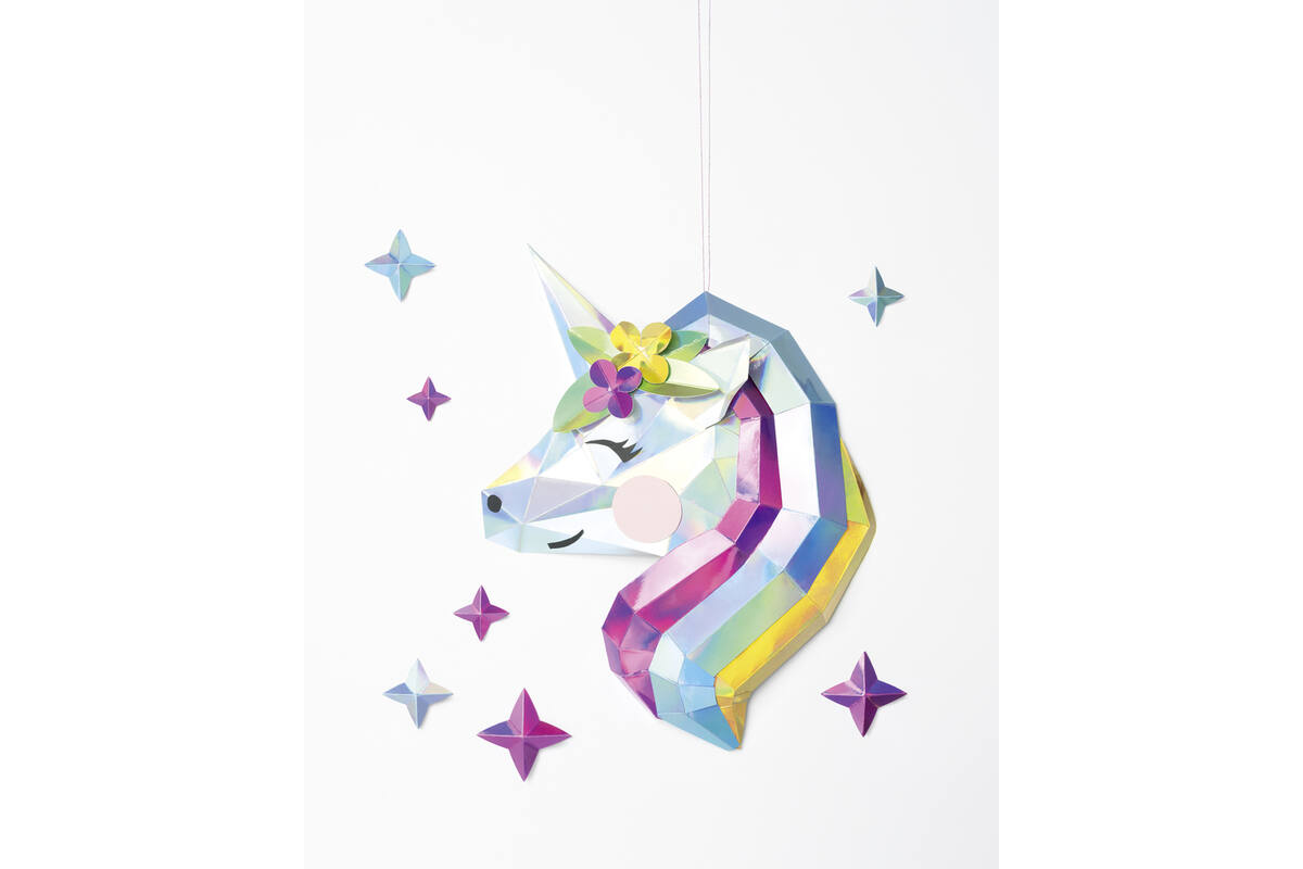 Holografisch karton 50 x 70 cm 250 gr 6 kleuren 10 vel