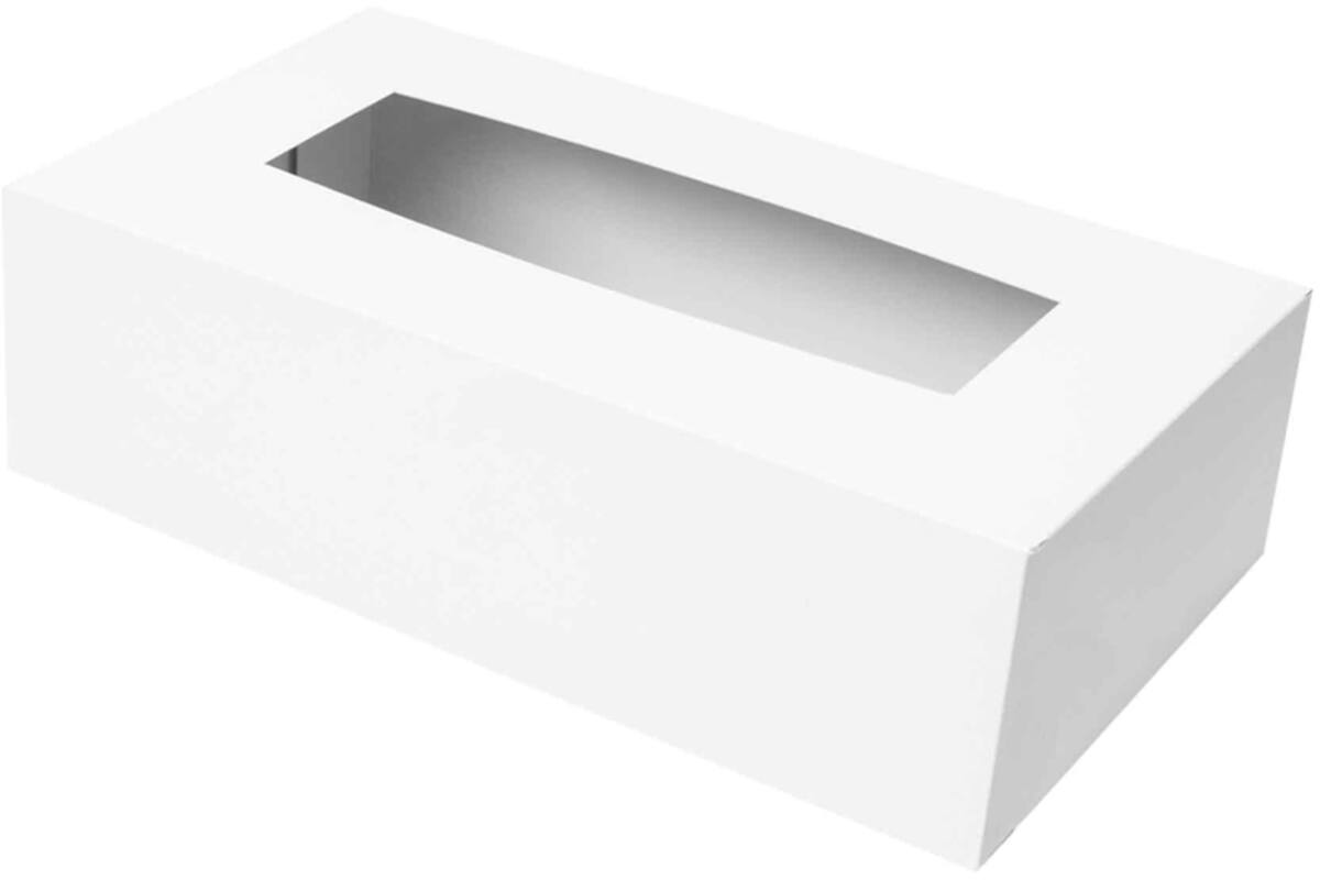 Tissuebox karton, 3 stuks