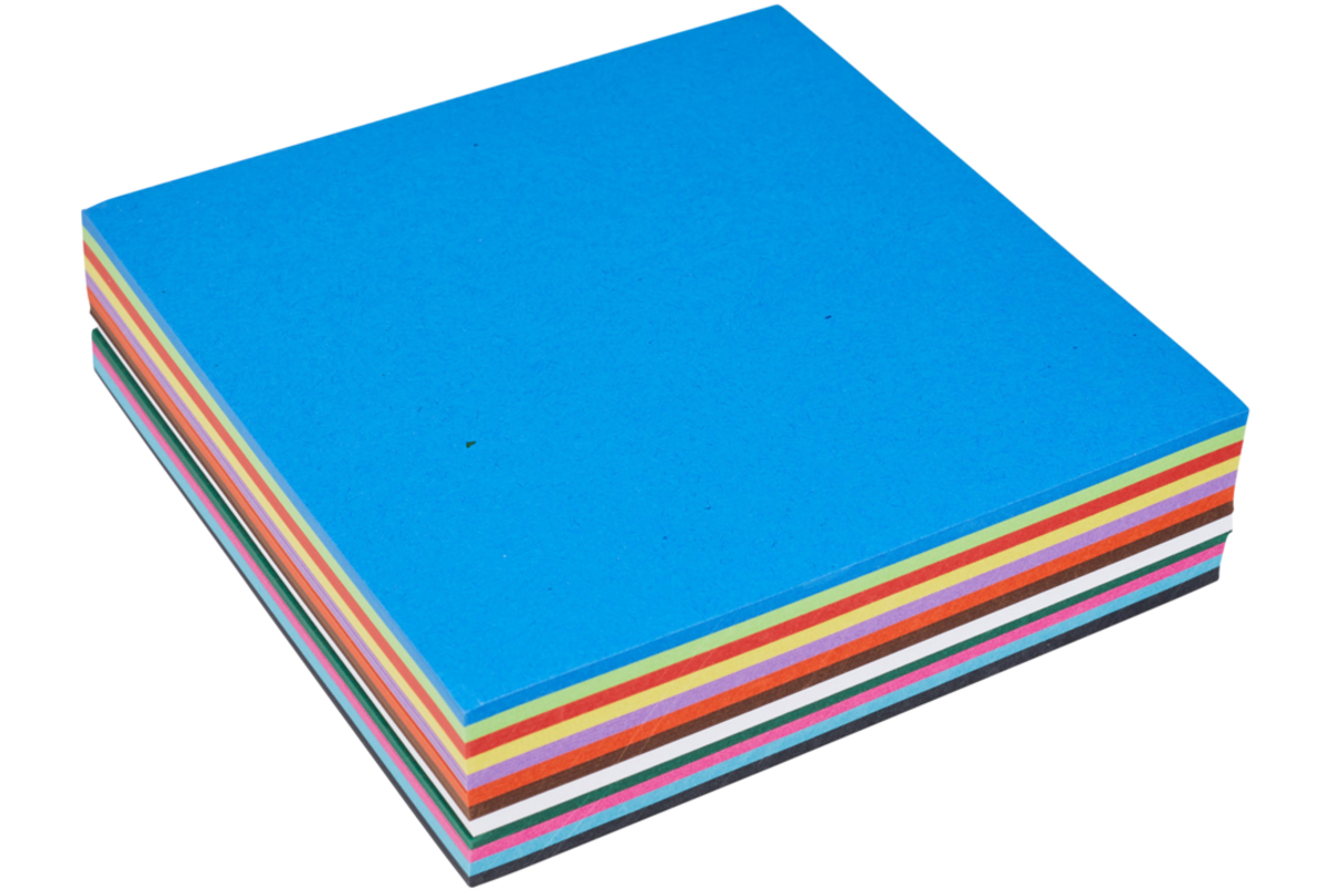 Vouwbladen 16 x 16 cm 60 grs 12-kleuren 480 vel