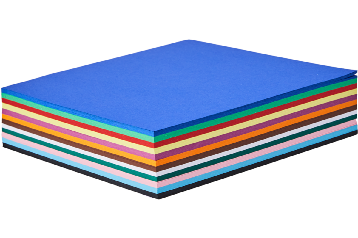Vouwkartons 10 x 10 cm 140 grs 12-kleuren 240 vel