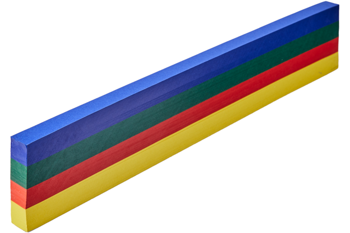 Vlechtstroken 50 x 2 cm 120 grs 4-kleuren 480 stroken