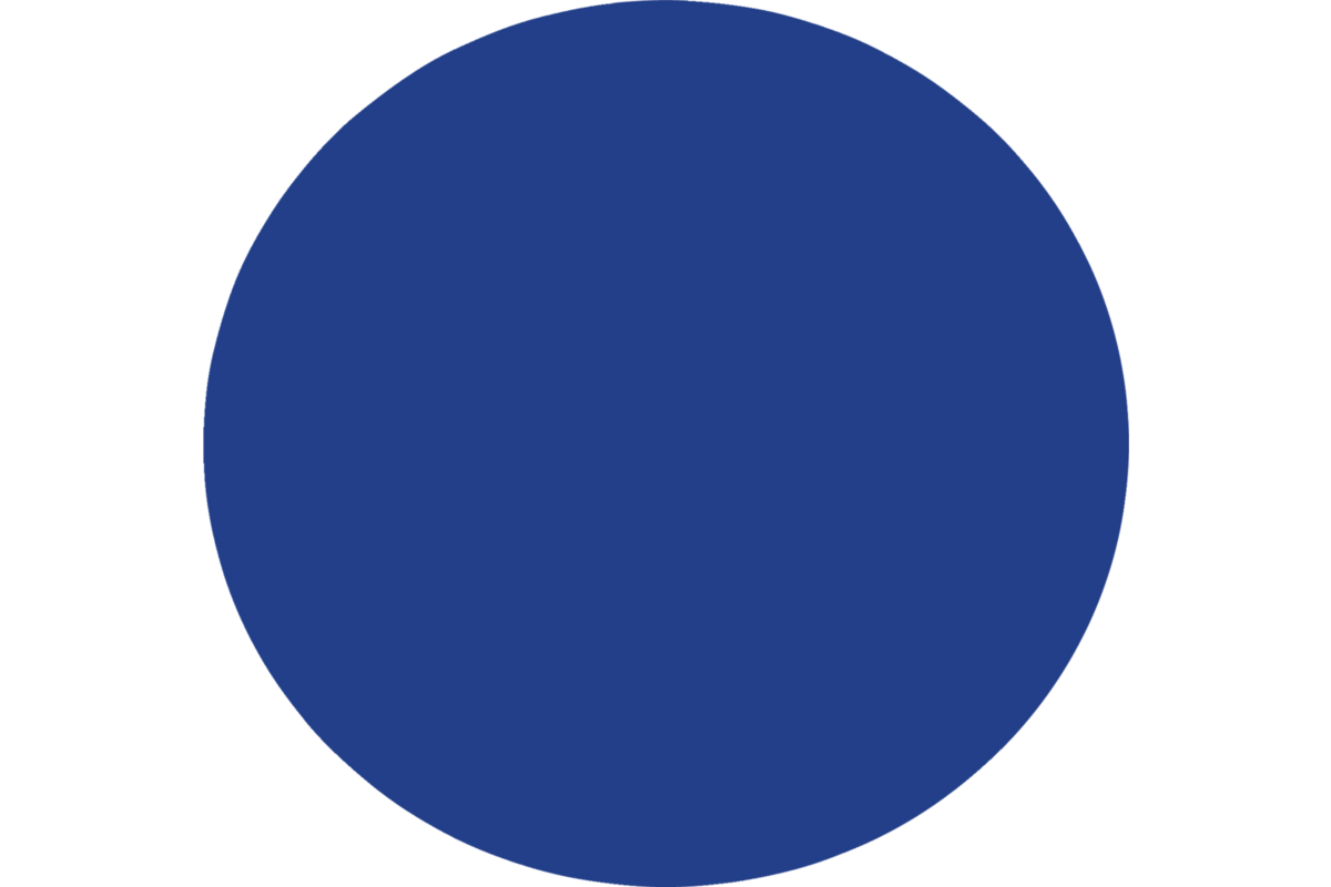 Plakfiguren rond 14 mm, blauw 400 stuks