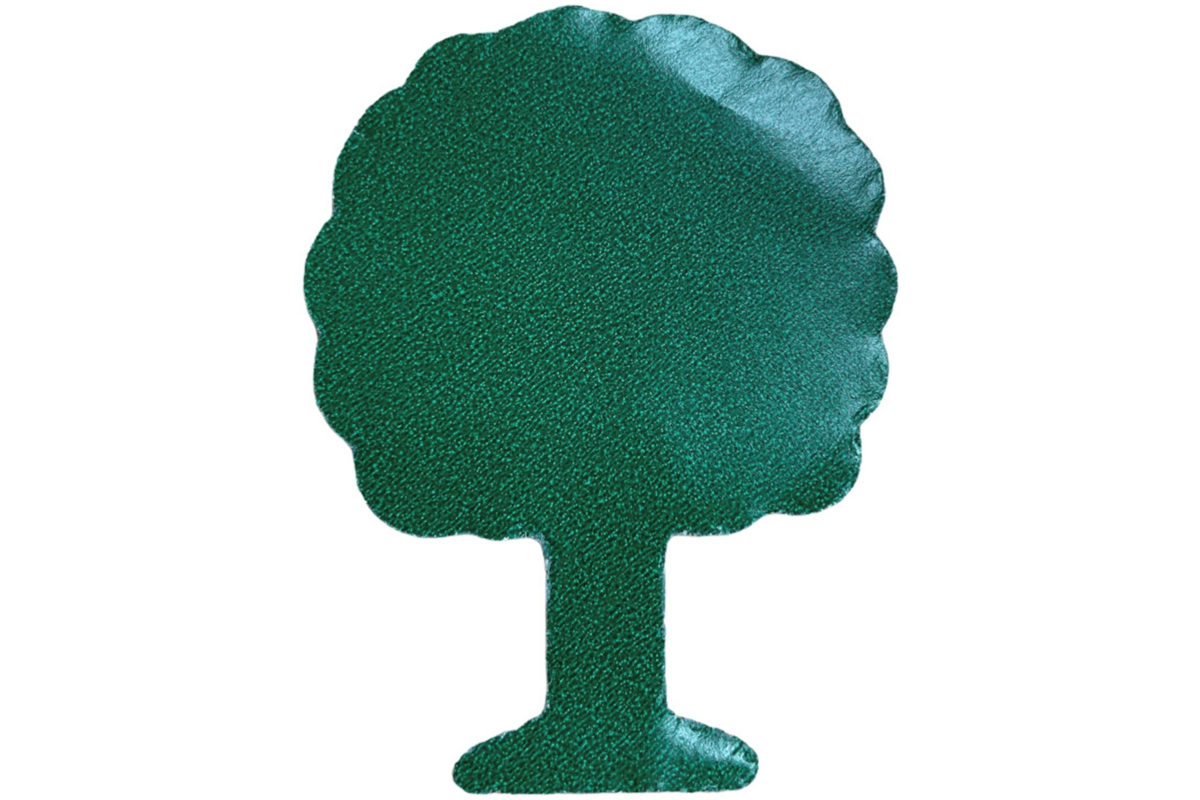 Plakfiguren boom groen, 400 stuks