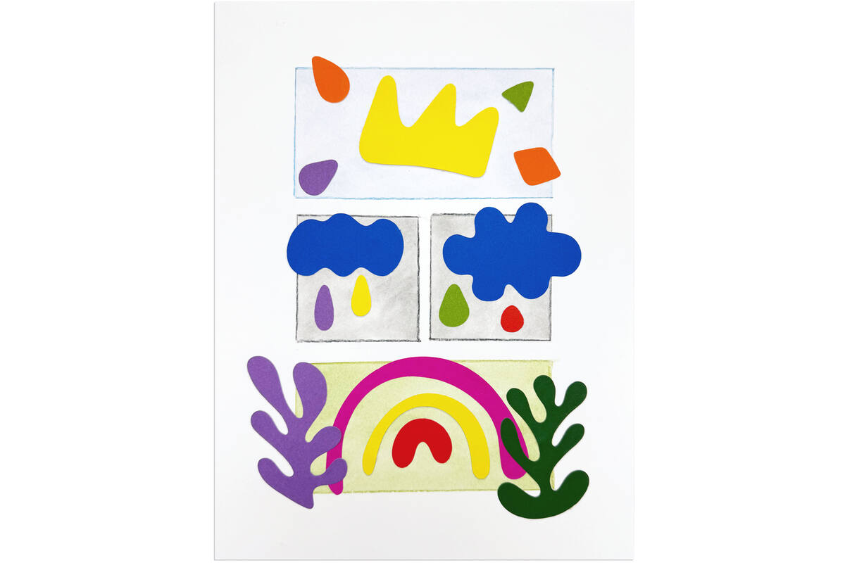 Plakfiguren assorti Matisse stijl, 148 stuks