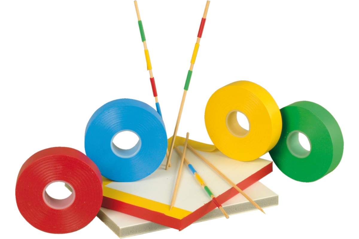 Plakband rood 19 mm x 20 meter plastic