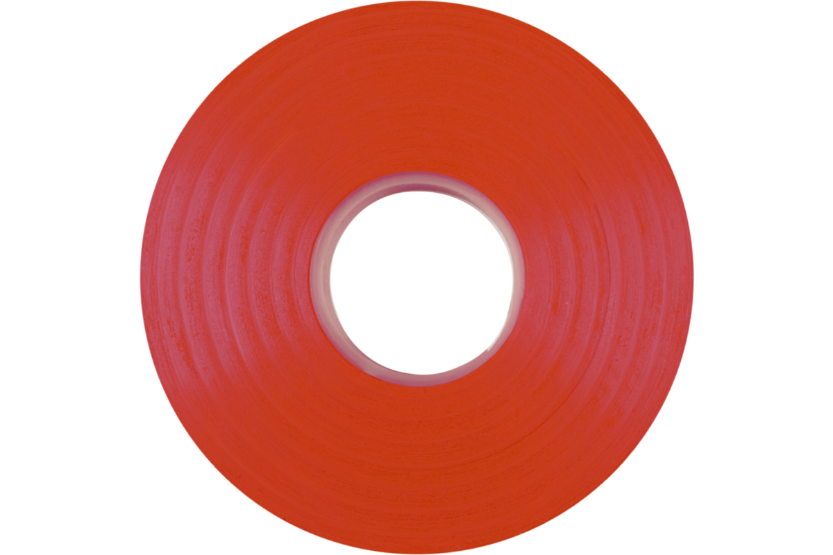 Plakband rood 19 mm x 20 meter plastic