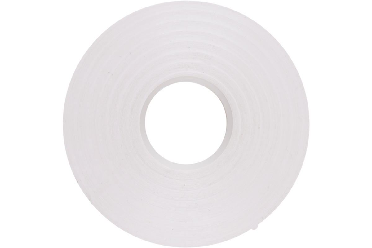 Plakband wit 19 mm x 20 meter plastic