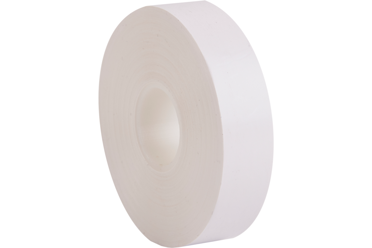 Plakband wit 19 mm x 20 meter plastic