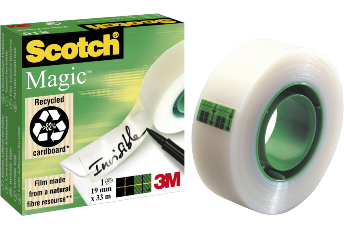 Plakband Scotch magic tape 19 mm x 33 meter