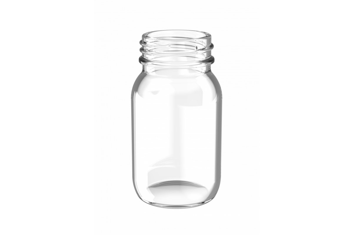 Flacon glas 100 ml zonder schroefdeksel