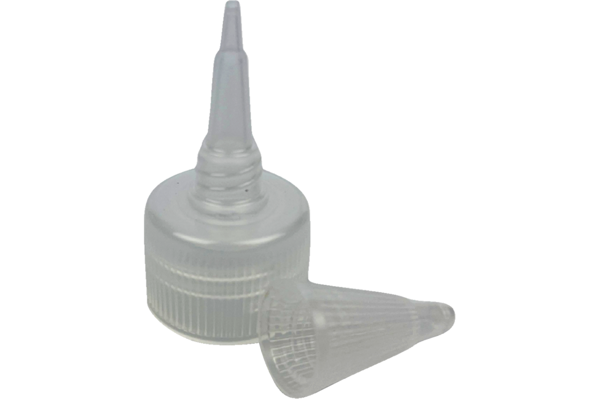 Dop lijmflacon transparant (tbv 150 ml nieuw en 250 ml nieuw)