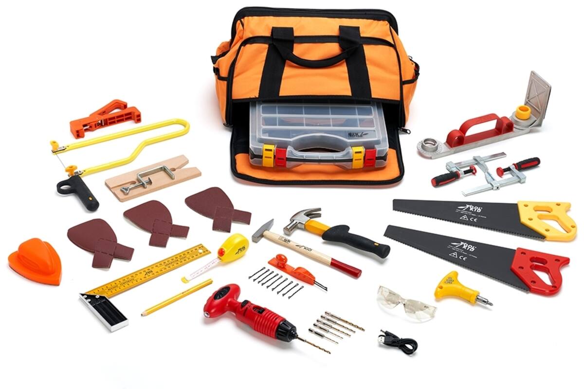 Gereedschapset ToolKid Safety First Kinder Alles-in-één (excl figuurzaag)