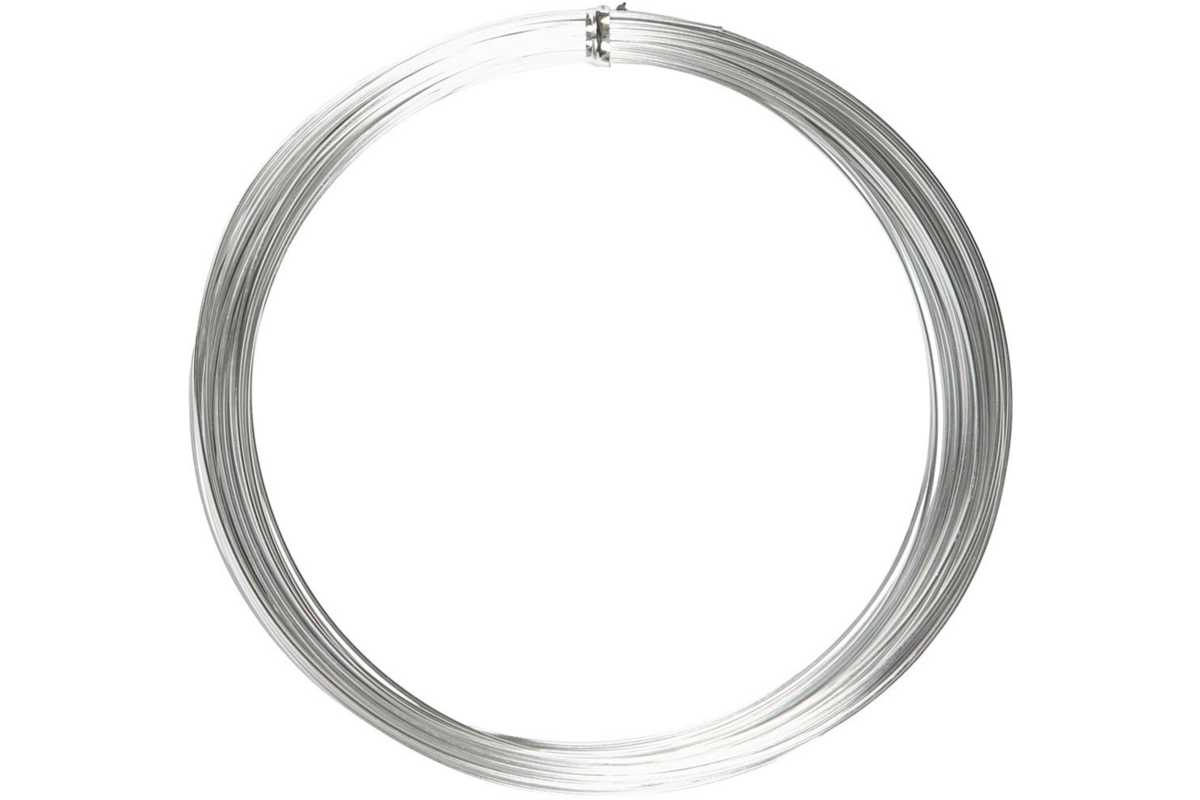 Aluminiumdraad zilver 1 mm, 16 meter