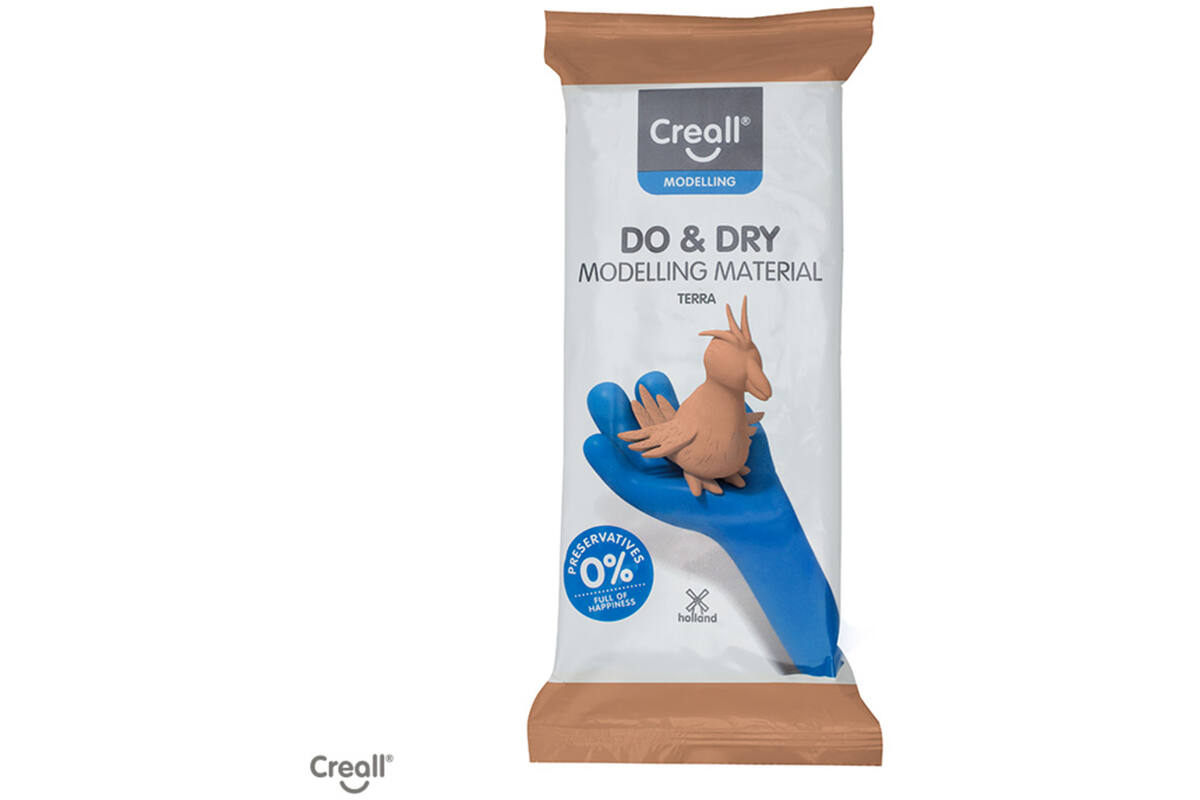 Klei zelfhardend Creall DO&DRY terracotta, 1 kg