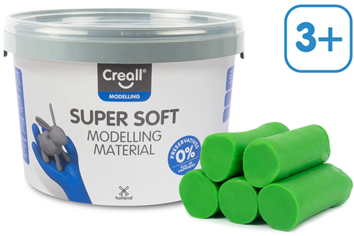 Klei Creall Super soft groen, 1750 gram