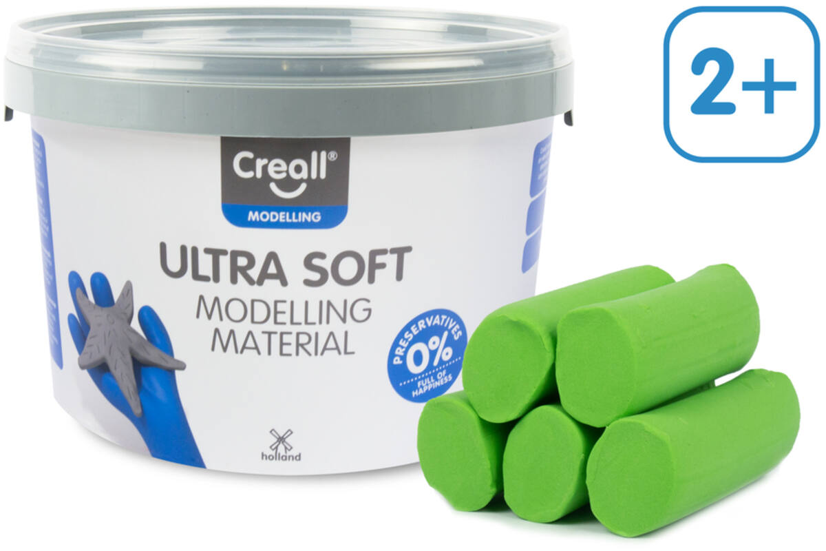 Klei Creall Ultra soft groen, 1100 gram