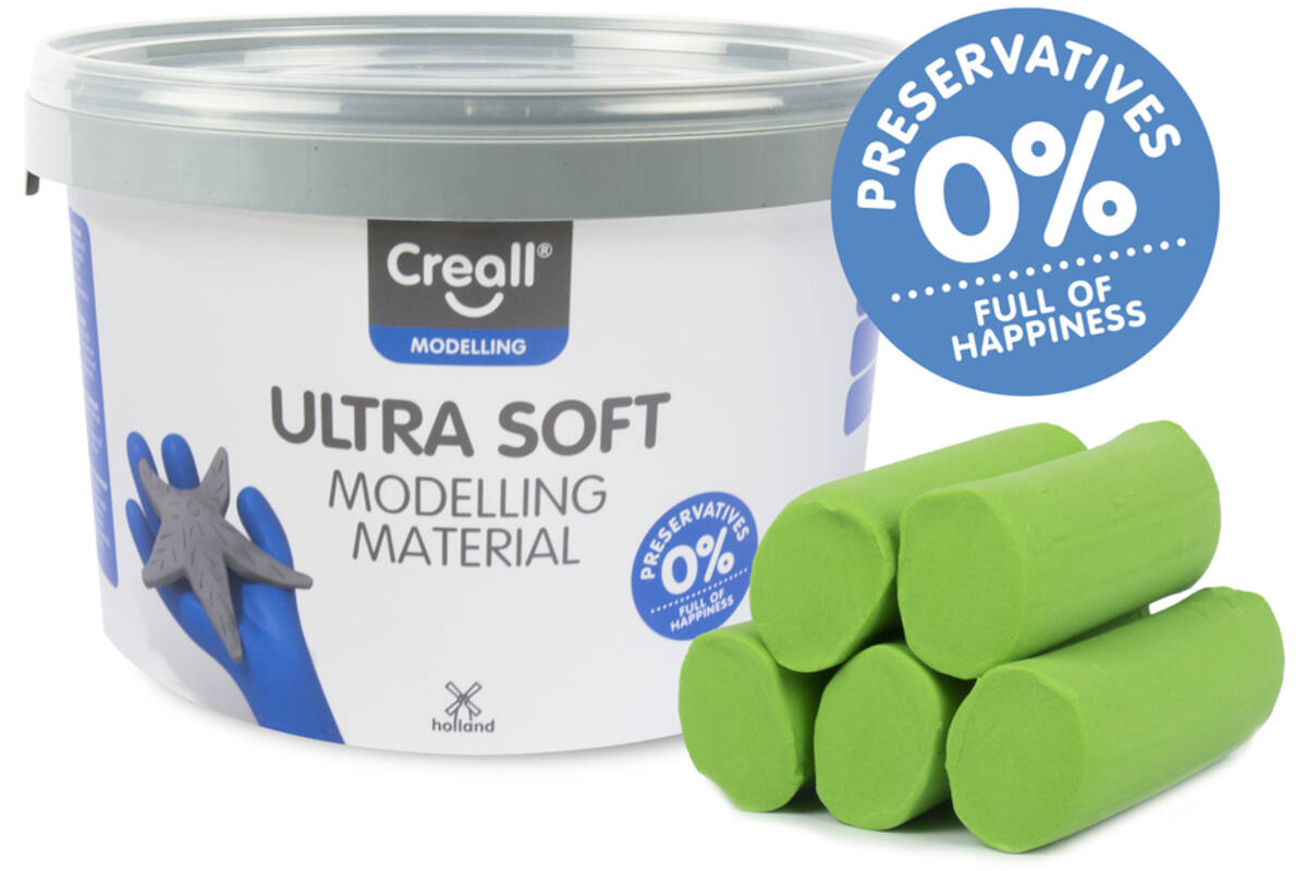 Klei Creall Ultra soft groen, 1100 gram