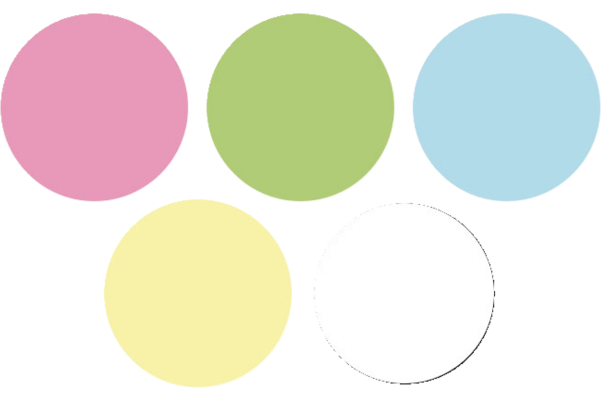 Klei Creall Ultra soft assorti 5 pastel kleuren, 1100 gram