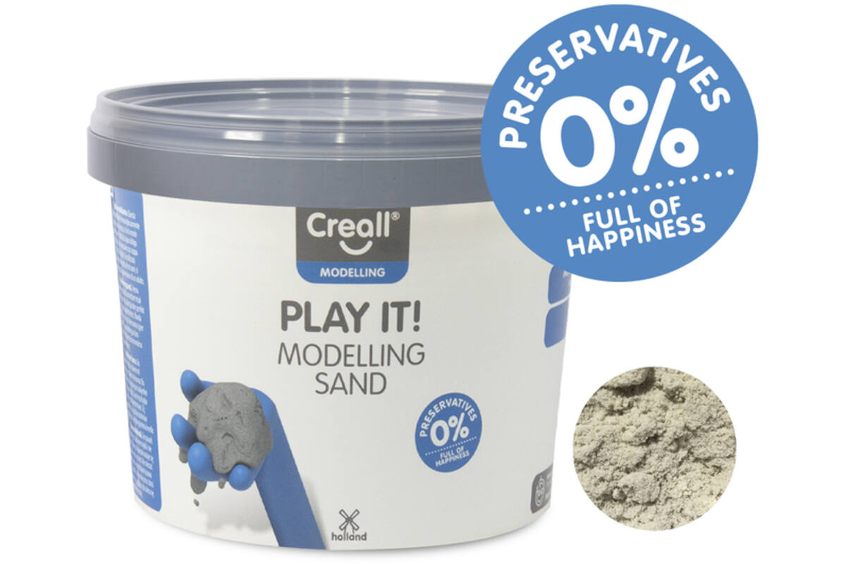 Modelleerzand Creall Play it! naturel, 750 g.