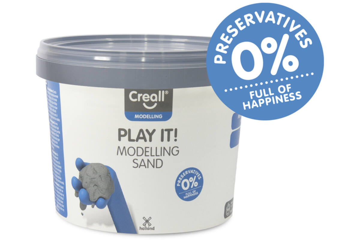 Modelleerzand Creall Play it! naturel, 750 g.