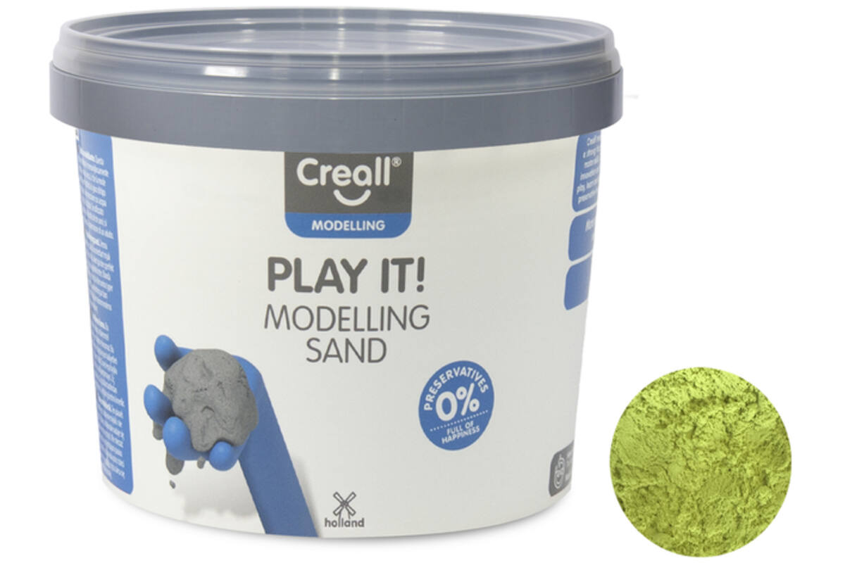 Modelleerzand Creall Play it! geel, 750 g