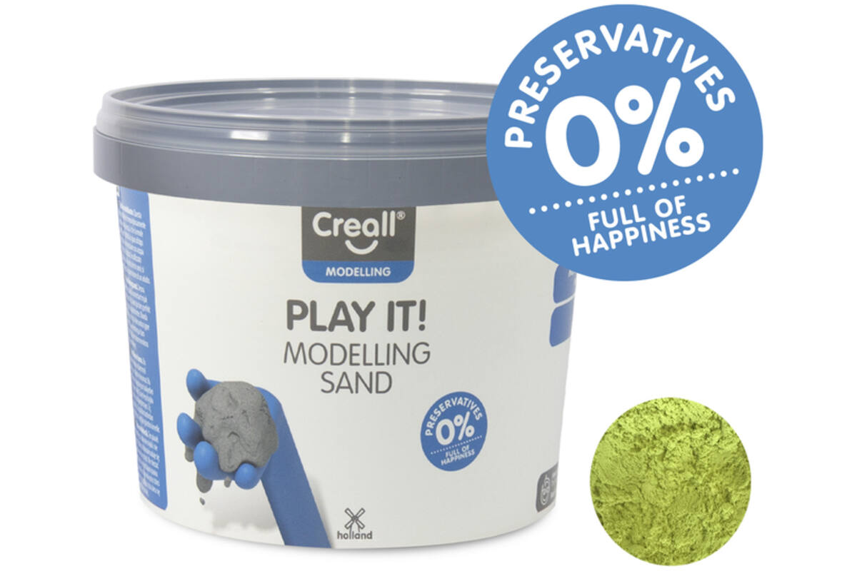 Modelleerzand Creall Play it! geel, 750 g